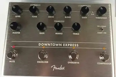 Fender downtown express Compressor / overdrive / eq Pickup marigold street london