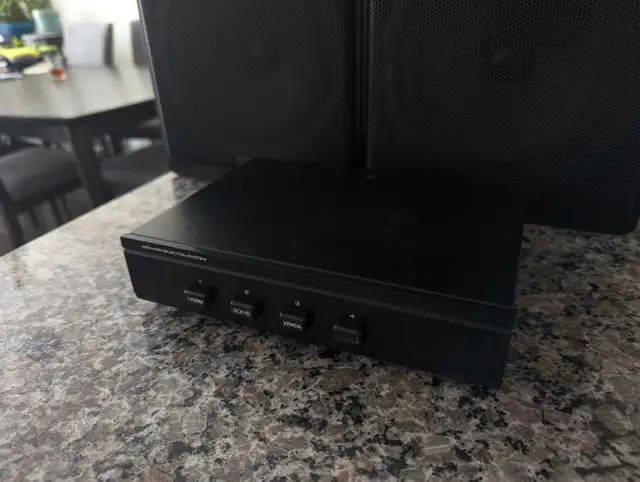4-Pairs Stereo Speaker Selector Box with Protection in Speakers in Markham / York Region - Image 4