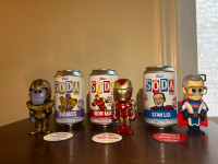 Funko Sodas: Thanos, Iron Man, Stan Lee