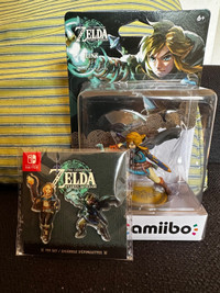 Zelda tears of the kingdom amiibo and pin set 