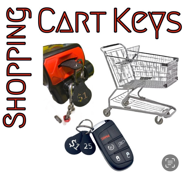  Handy shopping cart keys in Other in Sault Ste. Marie