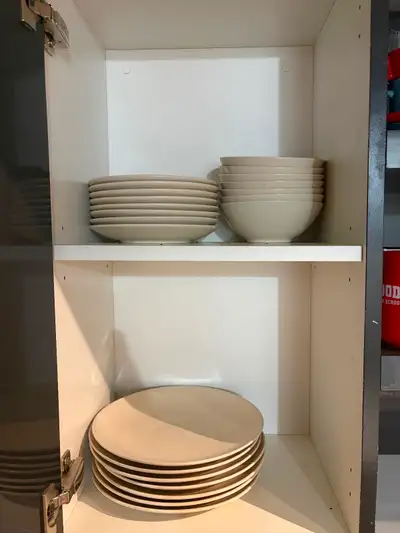 IKEA Cream Glass Dish Set, View more
