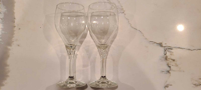 Antique Champagne-Tulip glasses Set of 2 in Kitchen & Dining Wares in Brantford - Image 3