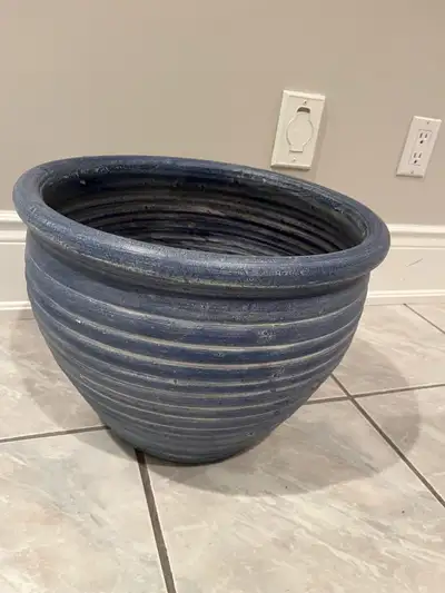 Blue Plant Pot, View more