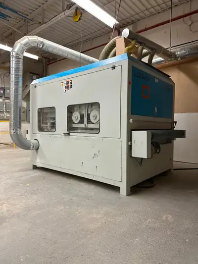 Industrial DiscMaster sanding machine—ideal for cabinet shops, door manufacturers, and millworkers w...