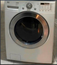 LG stackable washer work condition delivery available