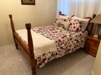 5-piece solid pine double bedroom set.