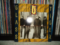 GLASS TIGER VINYL RECORD LP: THE THIN RED LINE!