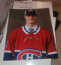 Juraj Slafkovsky signed 8x10 photos Canadiens Slovakia Hockey