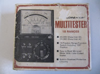 Tandy Corporation Radio Shack Micronta Multitester Like New 1975