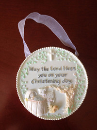 Christening Day Wall Plaque