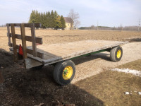 Flat rack wagon