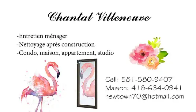 Housekeeping Services/Charlesbourg/Lebourgneuf/Ste-Émile and Surrounding Areas