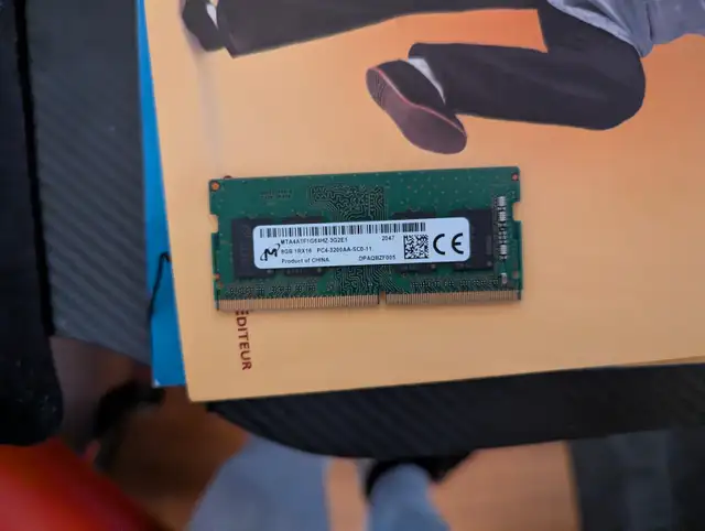 8GB Ram ddr4 sodimm 3200 260 pin in System Components in Laval / North Shore - Image 2