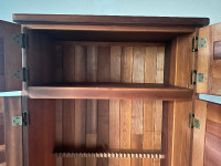 Custom cedar gun cabinet