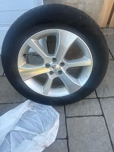 225 60R17 - 4 Goodyear Allegra tires on rims.