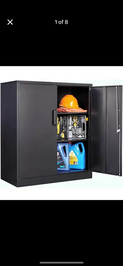SISESOL 36 inch Metal Storage Cabinet with Doors and Shelves,Sma, View more