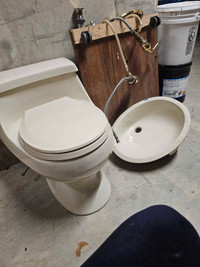 Toilet and Sink