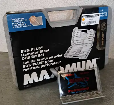 17PC MAXIMUM SDS-PLUS DRILL BIT SET (21522827), View more