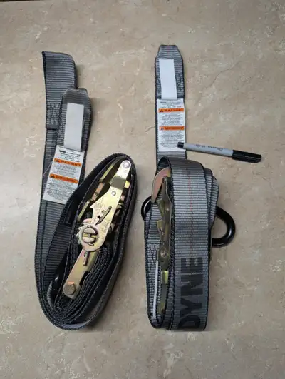 STEADYMATE CINCHTITE 6 RATCHET TIEDOWNS W/ SNAP HOOKS & SOFT, View more