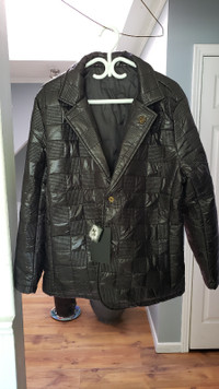 Ladies Black Size M New Down Filled Fall Jacket