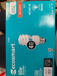 Assorted CFL lightbulbs