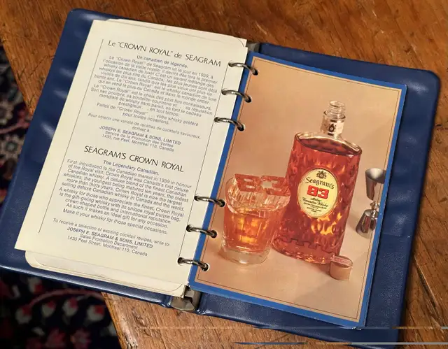Seagram’s Distillery Sales Guide dès Ventes  in Other in City of Montréal - Image 3