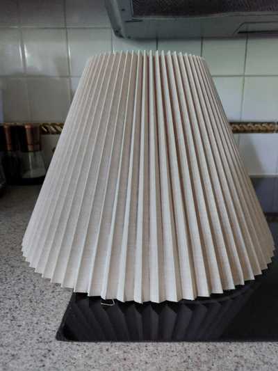 Beige Pleated Lampshade, View more