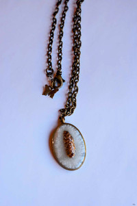 Pinecone necklace