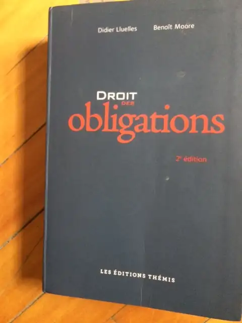 LAW OF OBLIGATIONS, 2ND EDITION, THÉMIS EDITIONS63436970597123123