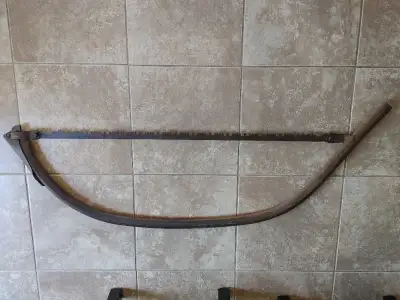 BOW SAW MAN CAVE FISHING LOGGING CABIN DECOR Bow Saw old saw display decoration Barrhaven