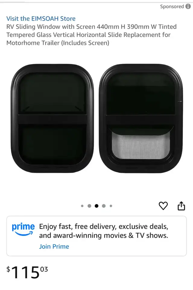 RV Sliding Window with Screen in Other in Hamilton - Image 3