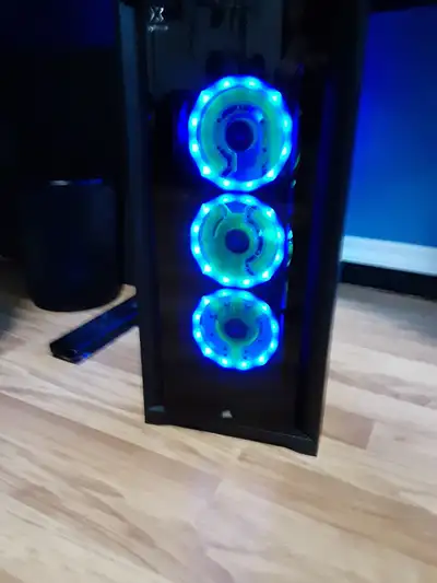 KEYBOARD: K70 RGB PRO Gaming CASE: CORSAIR 5000X MOUSE included PSU: Corsair 1000 watts MOBO: ASROCK...