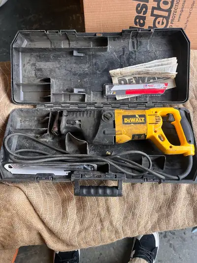 Dewalt corded reciprocating saw, View more