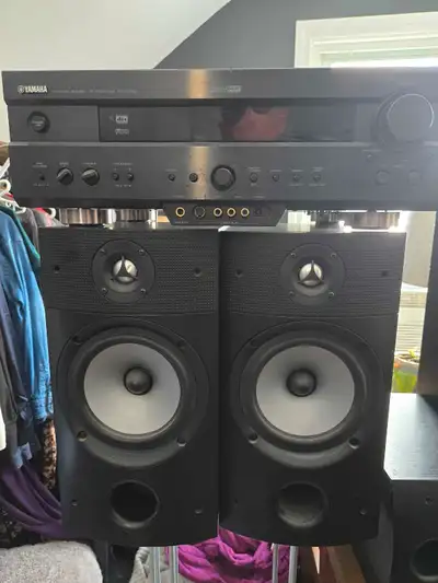 Yamaha AV Receiver RX-V620 with PSB Surround Speakers, View more