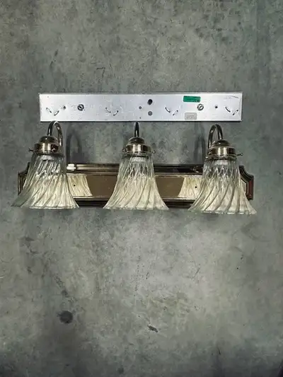 Brass 3 Light Fixture, View more