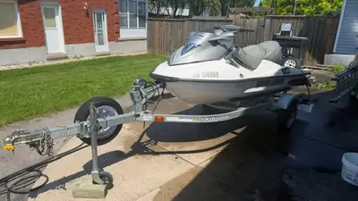 Fast and reliable machine. New battery, runs great, trailer, tubes and accessories included No time...