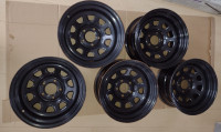 Set of five ProComp Rims used on a Jeep