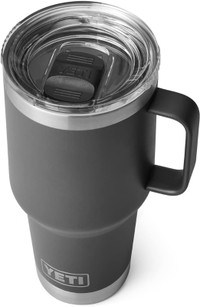 YETI Rambler 30 oz Travel Mug, Stainless Steel, Vacuum Insulated