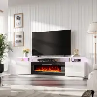 brand new! White fireplace TV cabinet