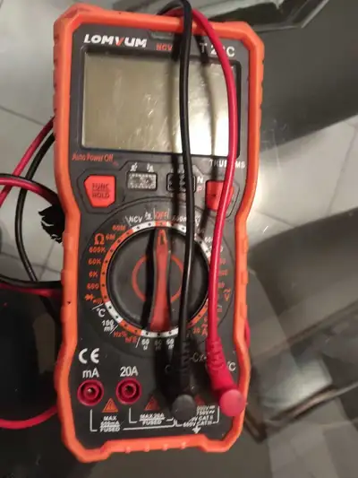 This LOMVUM multimeter is a handy tool for electrical diagnostics, featuring auto power off and mult...