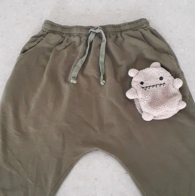 Monster-ously wonderful green dropped crotch pants women size S in Women's - Bottoms in Markham / York Region - Image 2