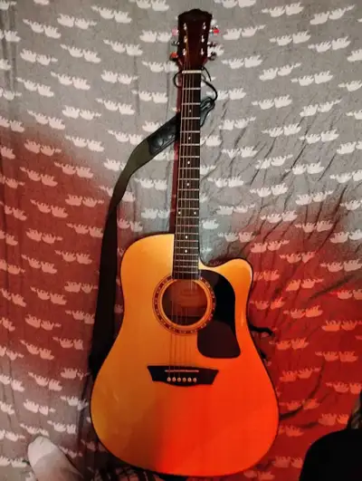 Washburn electric acoustic guitar, View more
