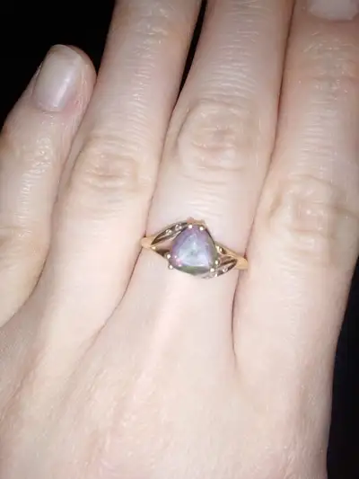 10k gold  Amethyst Ring , View more