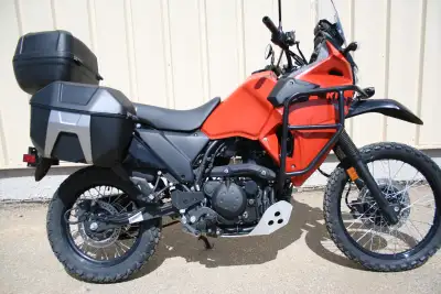 New Condition. Add on Accessories: Full set of KLR Luggage including Trunk. Luggage Key Codded with...