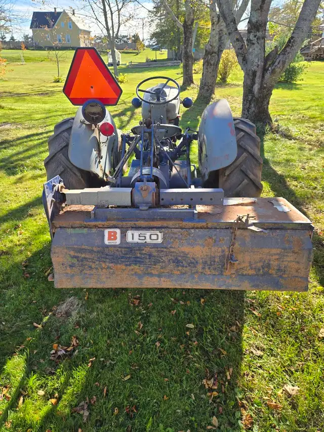 1956 Ford 600 Antique tractor with Roter Tiller | Farming Equipment ...