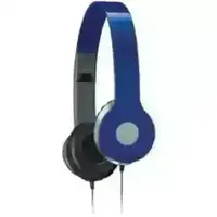 ILIVE IAH54BU OVER-EAR DESIGNER STEREO HEADPHONES- BLUE- mnx