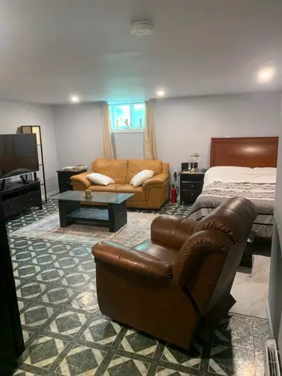 Studio apartment  ( basement )  Utilities included !