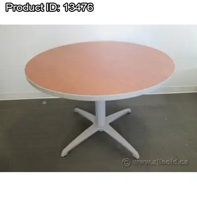 42 in. Diameter x 29.5 in. High Comfortable seating for up to 5 people. Single metal column base wit...