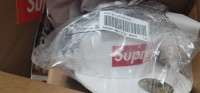 Supreme Money Box Logo New Era White size 7 1/8 59FIFTY Hat